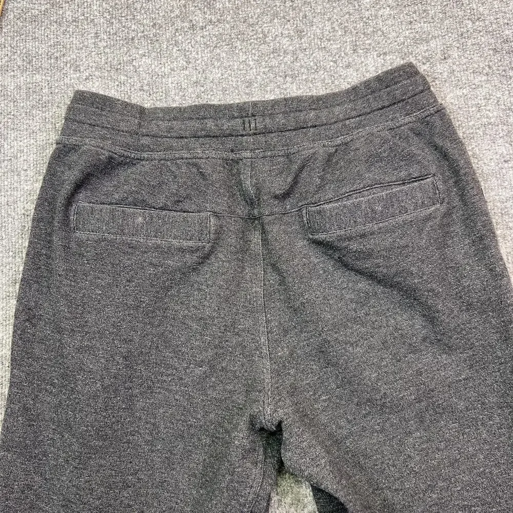 Lululemon Jogger Pants Mens M Gray French Terry Elastic Waist Pockets Athletic